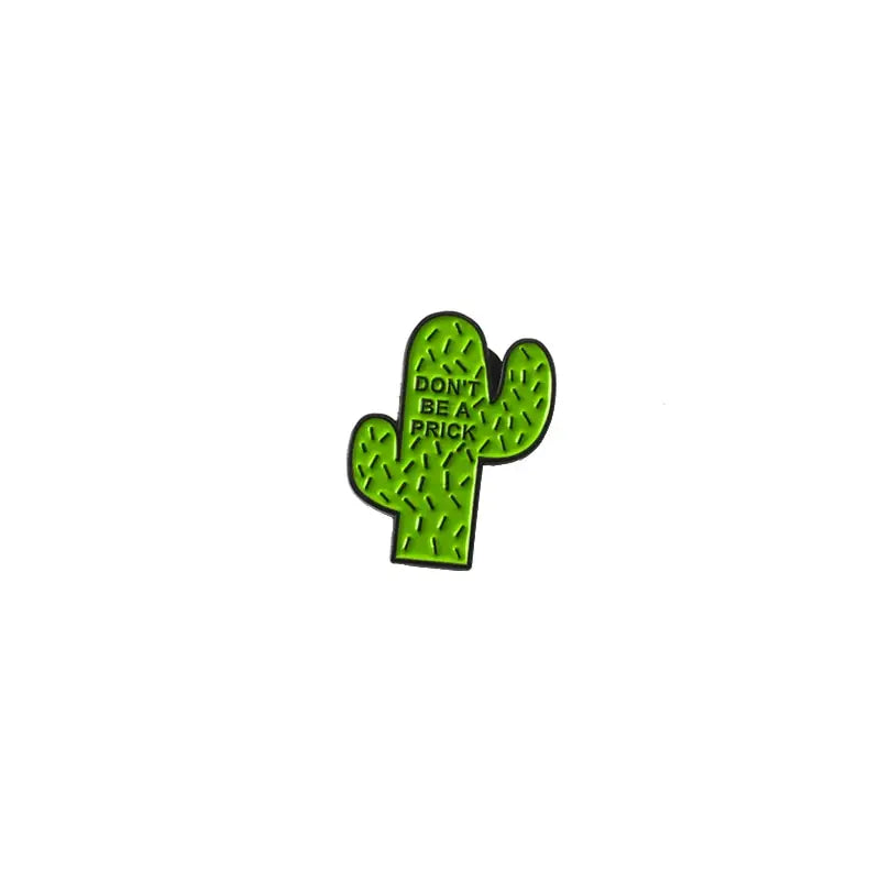Mexican cactus enamel pin Prick plant badge Enamel Pin