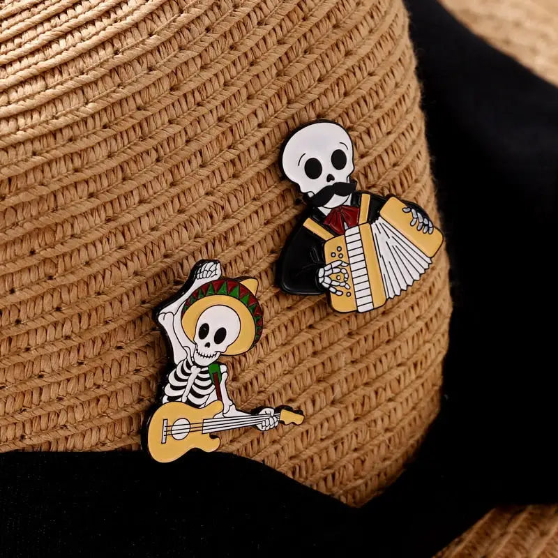 Mexican Concert Enamel Pins