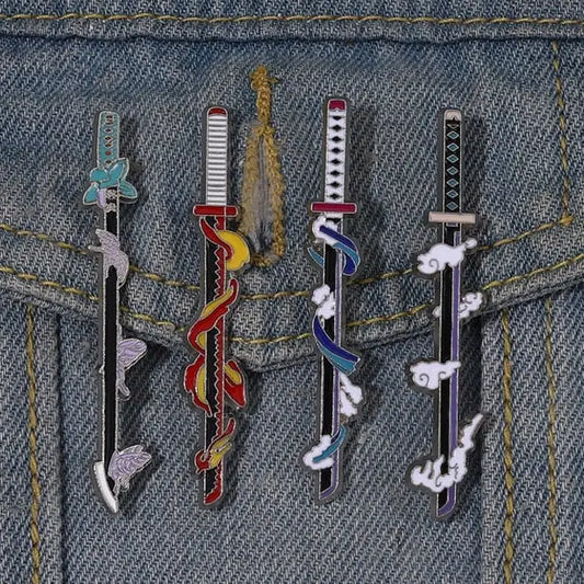 Nichirin Sword Enamel Pins