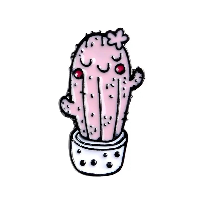 Potted Plant Enamel Pin