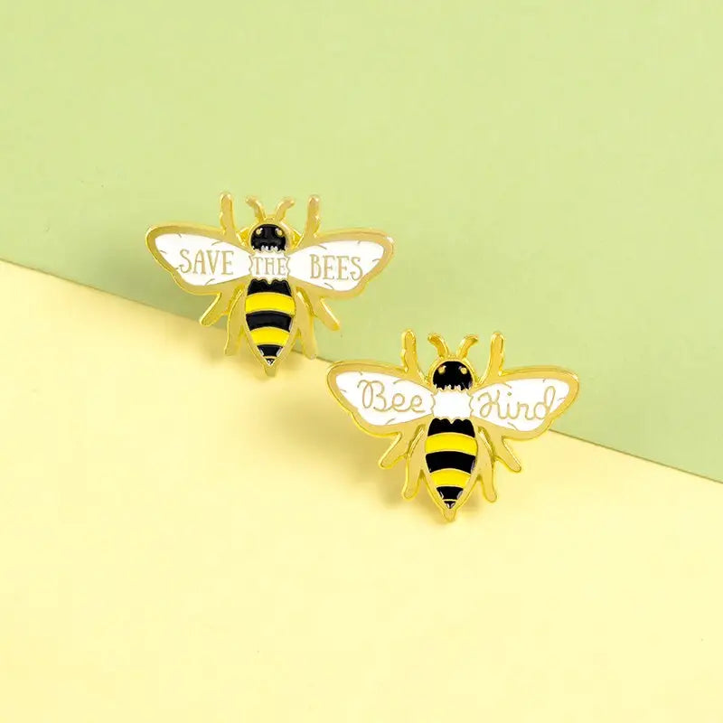 Save the Bee Kind Enamel Pin