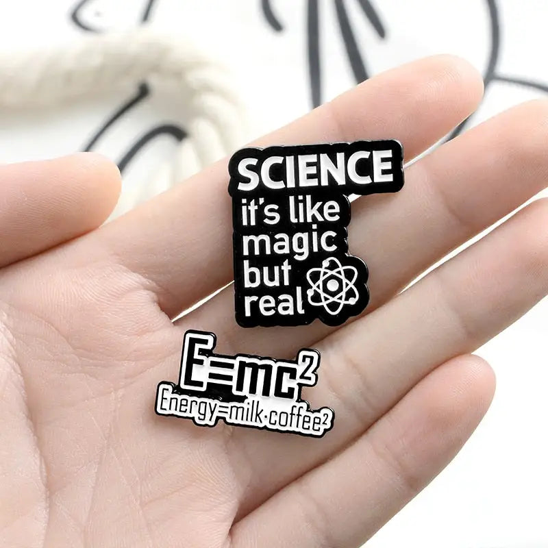 Science is Magic but Real Enamel Pin