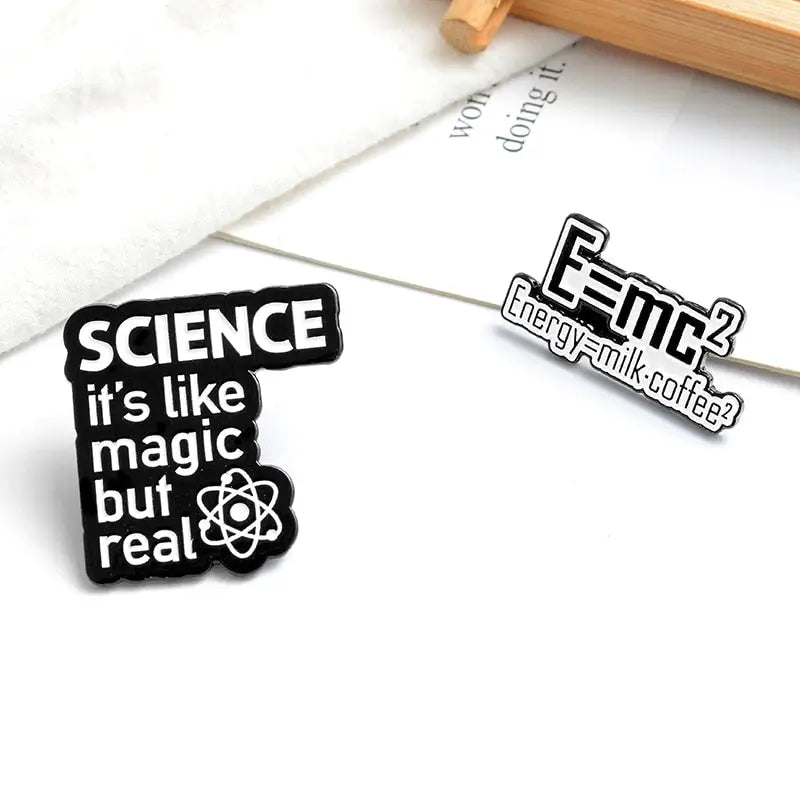 Science is Magic but Real Enamel Pin