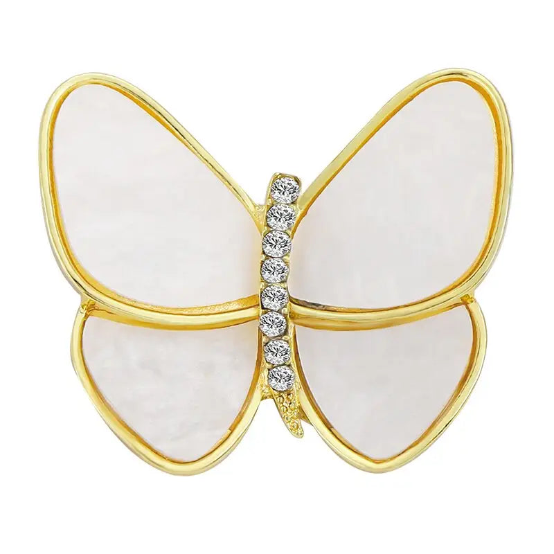 Solid Color Butterfly Enamel Pin
