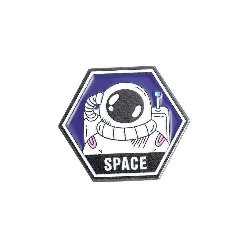 Space Astronaut Enamel Pin