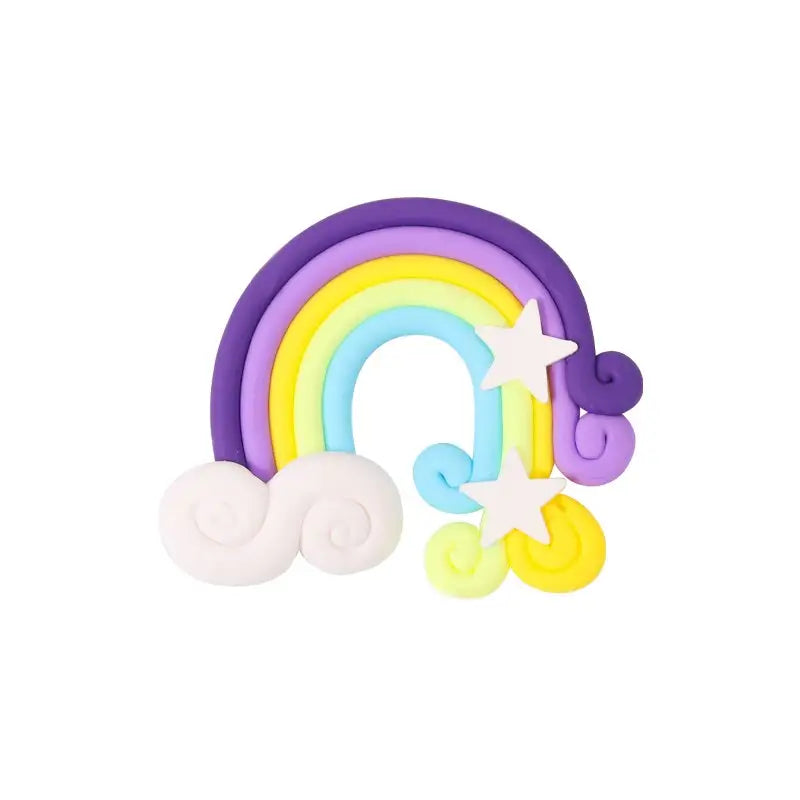 Styles Rainbow Clouds Pin