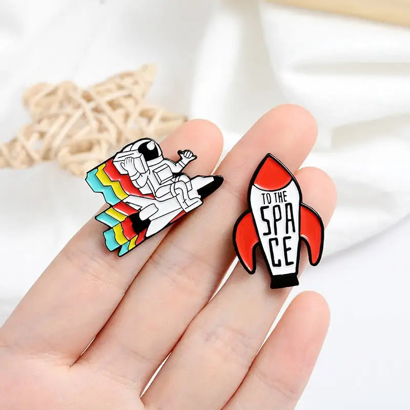 To the Space Enamel Pin