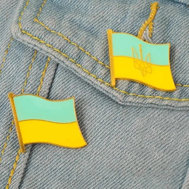 Ukraine Flag Enamel Pins