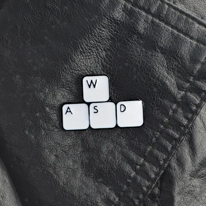 WASD Gaming Keyboard Enamel Pin