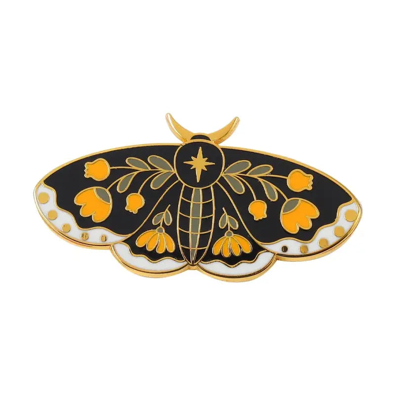 Witch Butterfly Enamel Pins