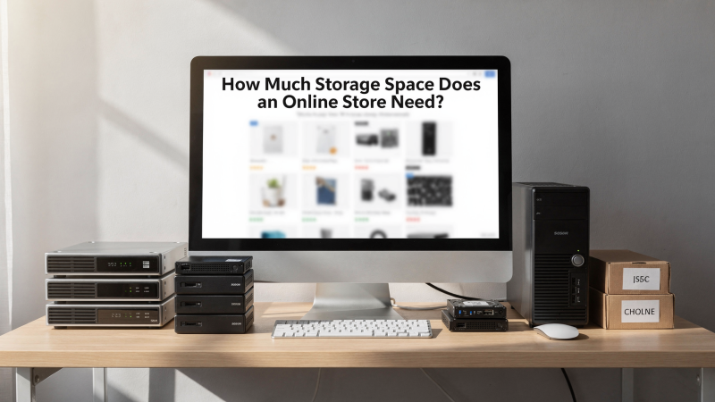 How Much Storage Space Does an Online Store Need?