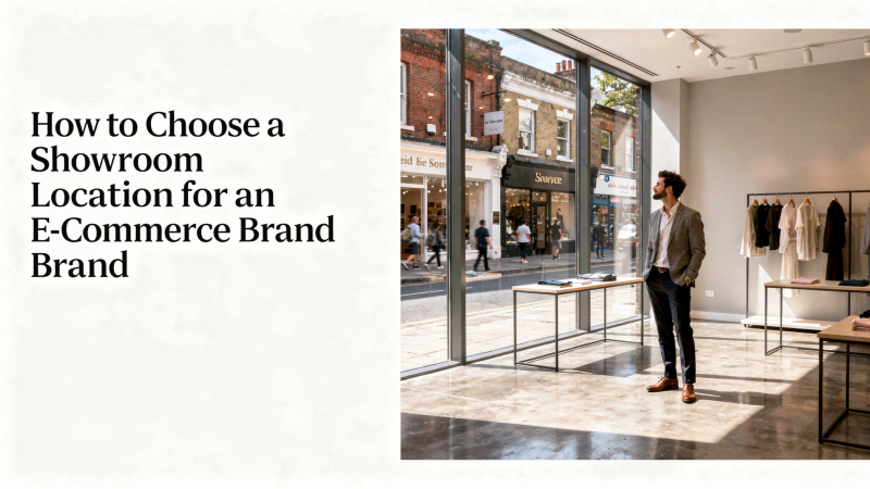 How to Choose a Showroom Location for an E-Commerce Brand