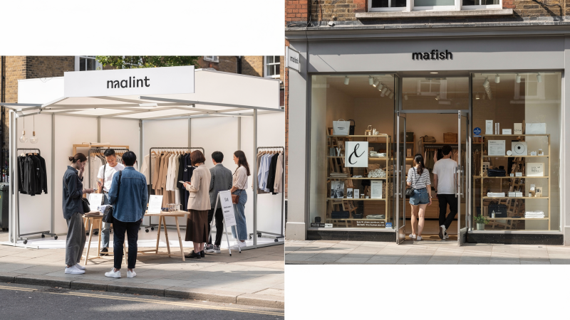 Pop-Up Shop vs. Permanent Storefront for an Online Brand